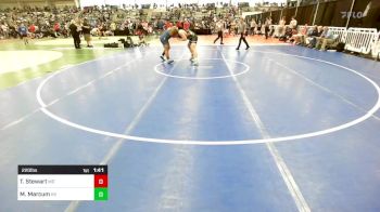 220 lbs Quarterfinal - Tyler Stewart, MD vs Matthew Marcum, KS