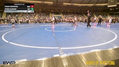 58 lbs Final - Philip Espinosa, Rough House vs Owen Slinker, Sebolt Wrestling Academy