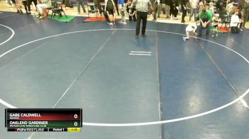 80 lbs 1st Place Match - OakLend Gardiner, Payson Lion Wrestling Club vs Gabe Caldwell, Ravage