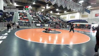 138 lbs 7th Place Match - Deegan Hernandez, ML King vs Joseph Ramirez, El Modena
