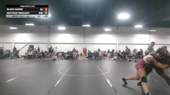 138 lbs Quarterfinal - Matthew Mercado, New York Military Academy vs Blake Harris, Headhunters