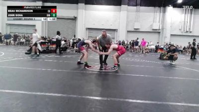 129 lbs Champ. Round 1 - Beau Richardson, Creekview Grizzlies vs John Soha, Unattached
