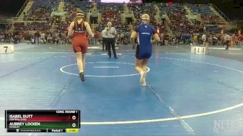 155 lbs Cons. Round 1 - Aubrey Locken, Stanley vs Isabel Dutt, Central Cass