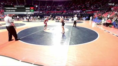 3A 165 lbs Cons. Round 2 - Jalen Byrd, New Lenox (Lincoln-Way Central) vs Chris Miller, Lockport (Twp.)