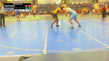 285 lbs Champ. Round 2 - Frank Moore, Emmanuel University vs Bryce Dadey, The Citadel