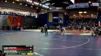 106 lbs Cons. Round 6 - Luke Johnston, Howell vs Royce Wetzler, Benedictine College Prep