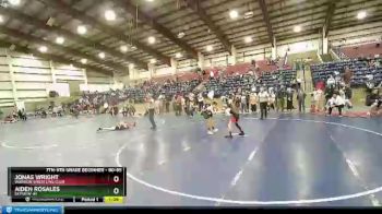 80 lbs Round 3 - Jonas Wright, Warrior Wrestling Club vs Aiden Rosales, Skyview JH