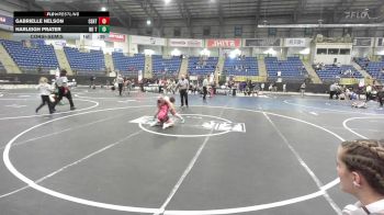 123 lbs Consolation - Gabrielle Nelson, Central Cobblers vs Harleigh Prater, No Team