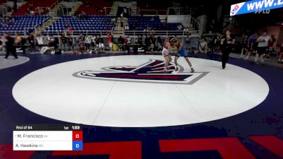 120 lbs Rnd Of 64 - Max Francisco, AK vs Adarein Hawkins, MO