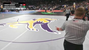 Champ. Round 1 - Beckah Gossman, Fort Calhoun vs Shelby Johnson, Norfolk Catholic