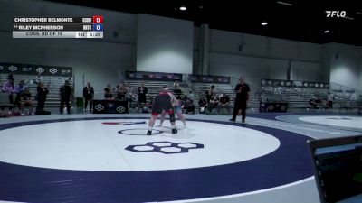 125 kg Cons. Rd Of 16 - Christopher Belmonte, Curby 3 Style Wrestling Club vs Riley McPherson, Bears Regional Training Center