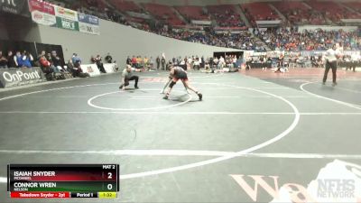 6A-120 lbs Champ. Round 2 - Isaiah Snyder, McDaniel vs Connor Wren, Nelson