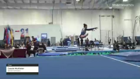 Cassie McAlister - Floor, Denton Gymnastic - 2021 Region 3 Women's Championships