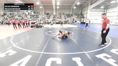 114 lbs Consi Of 16 #1 - Jaylah Anderson, MS vs Delialah Betances, GA