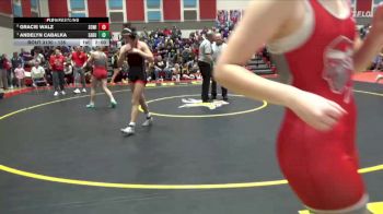 140 lbs Semifinal - Andelyn Cabalka, East Buchanan vs Gracie Walz, South Winneshiek