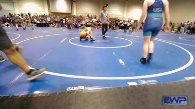 115-130 lbs Rr Rnd 1 - Clover Rutland, Fort Polk Wrestling Club vs Natalie Davis, Buccaneer Wrestling