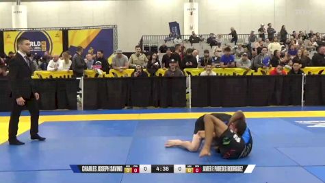 Javier E Paredes Rodriguez vs Charles Joseph Savino 2024 World IBJJF Jiu-Jitsu No-Gi Championship