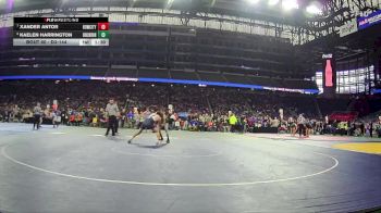 D3-144 lbs Champ. Round 1 - Xander Antor, Howard City Tri County vs Kaelen Harrington, Birch Run