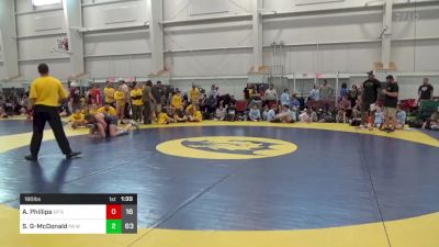 180 lbs Round 3 - Ainsley Phillips, EP Rattlers vs Shelby Gipson-McDonald, PA West