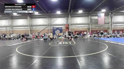 51 lbs Rr Rnd 1 - Brooklyn Huggins, Oklahoma LTD - GHSE vs Lauren MacGregor, Misfits Reeces - GHSE