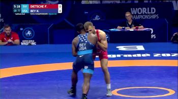 77 kg Qualif. - Fabio Dietsche, Switzerland vs Kamal Ameer Bey, United States