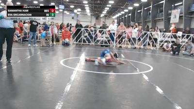 60 lbs Round 1 (1:30pm Friday) - Samantha Ham, Minnesota Funky Singlets vs Eva Encarnacion, Maryland Gold