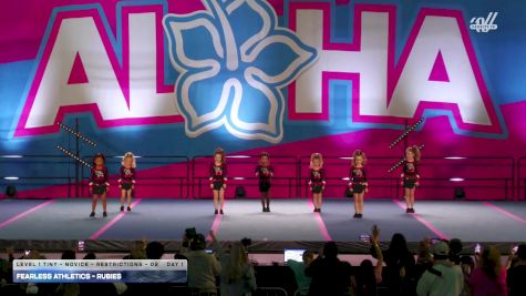 Fearless Athletics - Rubies [2025 L1 Tiny - Novice - Restrictions - D2 Day 1] 2025 Aloha Gatlinburg Showdown