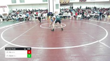 215 lbs Quarterfinal - Ethan Vo, West Springfield vs Tyler Clare, Bellingham