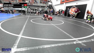 140 lbs Semifinal - Jayden Wilson, KIPP TULSA vs Julius Caygill, Raw Wrestling Club