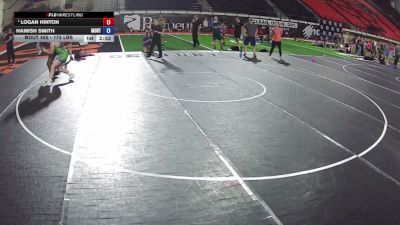 175 lbs 1st Place Match - Logan Hinton vs Hamish Smith, Montana