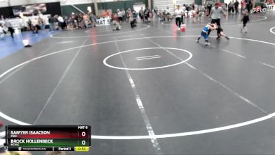 67 lbs Quarterfinal - Brock Hollenbeck, NCYAC vs Sawyer Isaacson, HWA