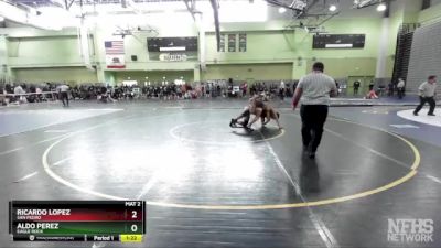 157 lbs Quarterfinal - Aldo Perez, EAGLE ROCK vs Ricardo Lopez, SAN PEDRO