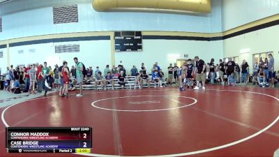 100 lbs Semifinal - Connor Maddox, Contenders Wrestling Academy vs Case Bridge, Contenders Wrestling Academy