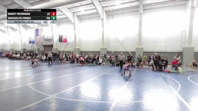 42-45 lbs Semifinal - Maizy Petersen, Champions Wrestling Club vs Brooklyn Perez, Team Prestige Wrestling