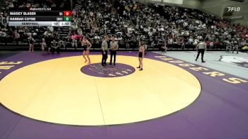 5A 115 lbs Semifinal - Maisey Blaser, Wasatch vs Hannah Coyne, Salem Hills