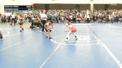68-M lbs Consi Of 16 #2 - Dean Sta. Maria, RedNose Wrestling School vs Maverick Davis, Smyrna