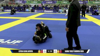 Hanna Yasley Barbosa Silva vs Leticia Olival Batista 2025 Brasileiro Jiu-Jitsu IBJJF