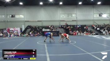 106 lbs Placement Matches (8 Team) - Tomasin Mair, Michigan Blue vs Zoey Haney, Missouri Fire