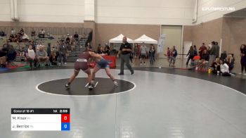 57 kg Consi Of 16 #1 - Megann Kiser, Team Kentucky vs Janyssa Berrios, Team Pennsylvania