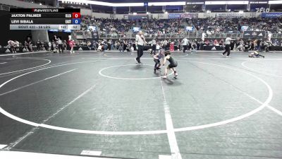 58 lbs Consi Of 8 #1 - Jaxton Palmer, Clearwater Youth Wrestling Club vs Levi Sibala, East Kansas Eagles
