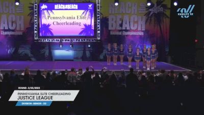 Pennsylvania Elite Cheerleading - Justice League [2023 L3 Senior - D2 3/25/2023] 2023 ACDA Reach the Beach Grand Nationals - DI/DII