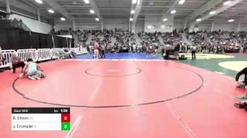 126 lbs Quarterfinal - Bentley Ellison, TN vs Jaden Crumpler, NY