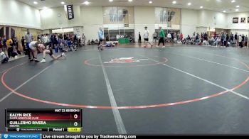 132 lbs Champ. Round 1 - Kalyn Rice, Floyd Wrestling Club vs Guillermo Rivera, Indiana