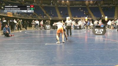 140 lbs Quarterfinal - Cameron Lewis, Woodland Hills vs Mason Roncolato, Nazareth