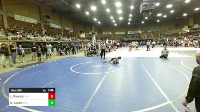 70 lbs Rr Rnd 3 - Lyle Rawson, Teller Takedown vs Noah Lopez, NM Gold