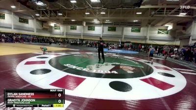 100 lbs Champ. Round 1 - Dylan Sandness, MATPAC Wrestling - ND vs Gradyn Johnson, Bison Wrestling Club