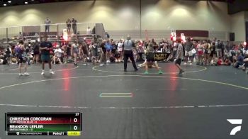 85 lbs Semis & 1st Wrestleback (8 Team) - Brandon Lefler, Untouchables vs Christian Corcoran, Team Gotcha Blue