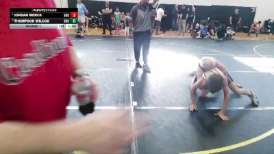 105 lbs Round 1 - Jordan Merck, Gator Wrestling Club vs Thompson Wilcox, Grizzlies Wrestling Club