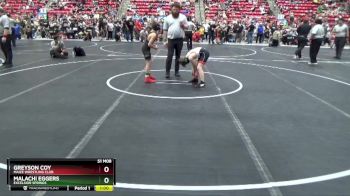 88 lbs Quarterfinal - Malachi Eggers, EXCELSIOR SPRINGS vs Greyson Coy, Maize Wrestling Club