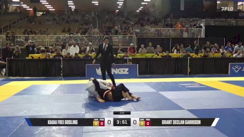 Grant Declan Garrison vs Kauai Frei Gosling 2025 Pan Kids Jiu-Jitsu IBJJF Championship